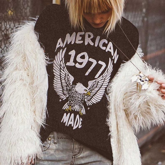 black eagle American 1977 Graphic Tee - Picture 6 of 8